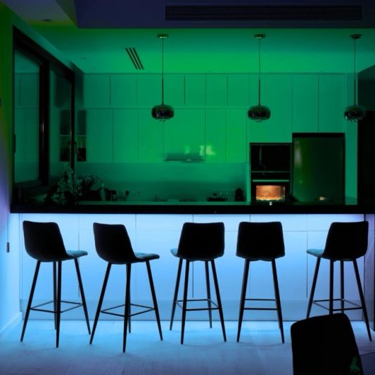 LEDstrip 5 Meter RGBWW Prime 840 COB LEDs p/m - Loser Streifen