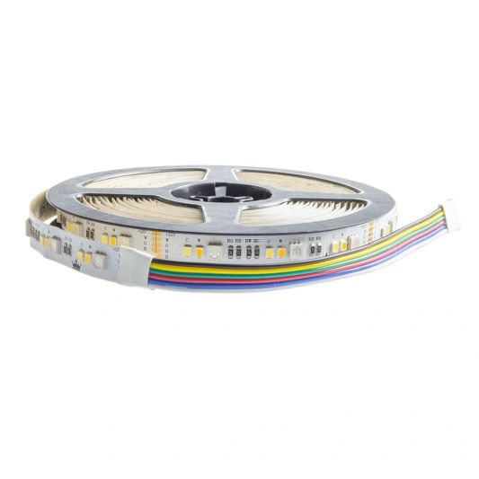 LEDstrip 7 Meter RGBWW Basic 36 SMD LEDs p/m - Loser Streifen