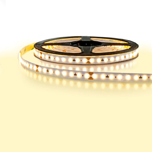 LED -Streifen 7 Meter warmes weißes Basis - loser Streifen mit 128 LEDs pro Meter