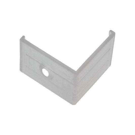 Led Streifen Profil Ecke Basic line - komplett inklusiv Abschlusskappe 3 Meter