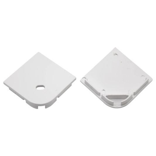 LED Streifen Eckprofilbreit gerades Modell komplett mit Abschlusskappe 1,5M