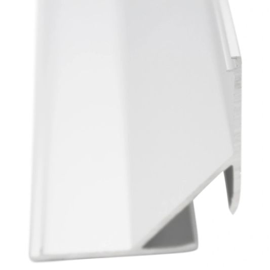 LED Streifen Eckprofilbreit gerades Modell komplett mit Abschlusskappe 1M