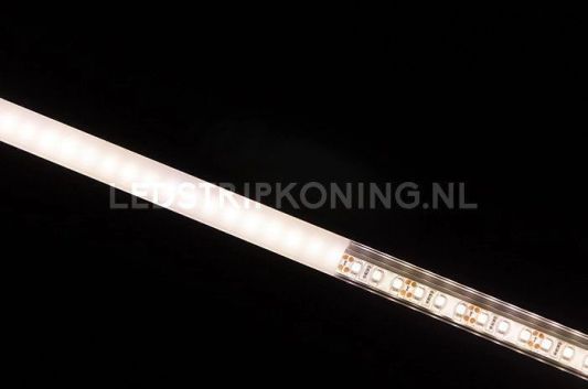 Aluminium LED Streifen Aufbauprofil 5M - 8 mm hoch - komplett mit AbschlusskAppe