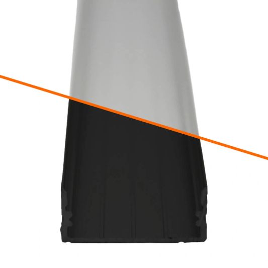 Loses LED Profil 1 Meter 23 x 10 mm