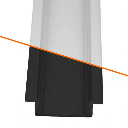 Loses LED Profil 1 Meter Einbau niedrig 8 mm slim line