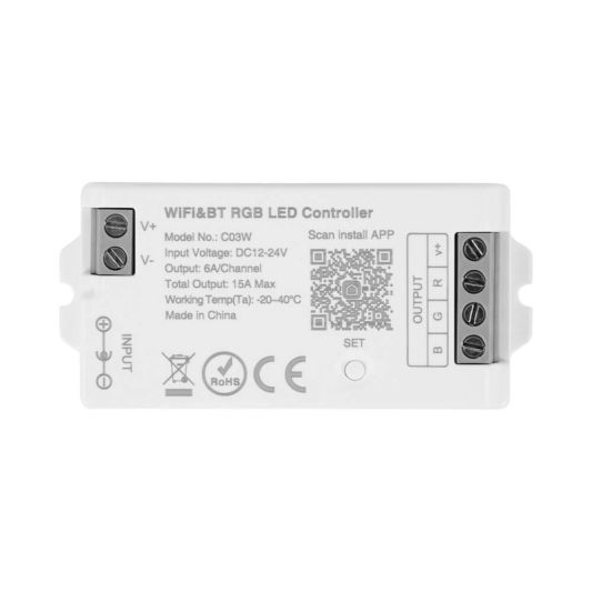 Luxuriöse touch RF 4 Zonen Fernbedienung + WLAN RGB