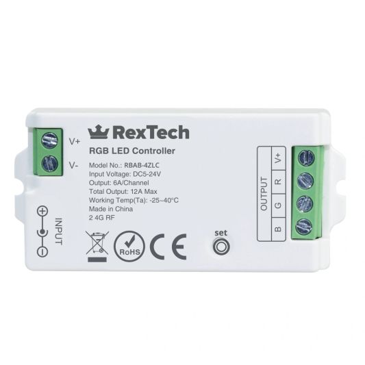 Luxuriöse touch RF 4 Zonen Fernbedienung RGB