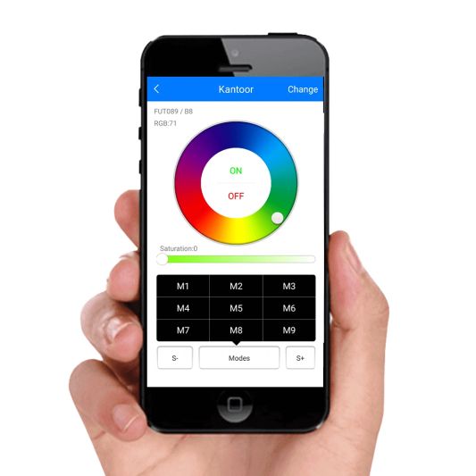 Luxuriöse touch RF Fernebdienung + WLAN RGBW