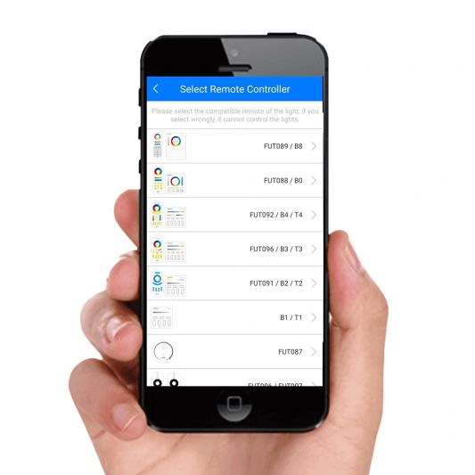 Luxuriöse touch RF Fernebdienung + WLAN RGBW