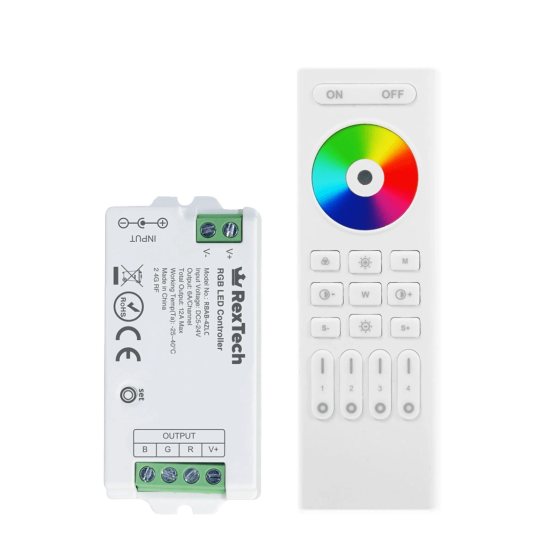 Luxuriöse touch RF 4 Zonen Fernbedienung RGB