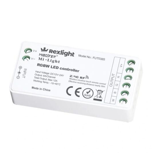 Luxuriöse touch RF 4 Zonen Fernbedienung RGBW