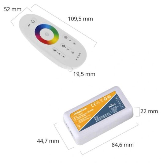 Luxuriöse touch RF Fernbedienung RGB