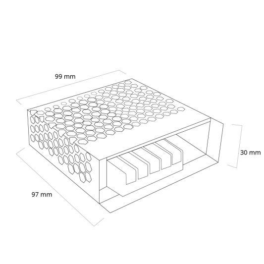 Meanwell professionelle Stromversorgung 24V 75W LRS-75-24