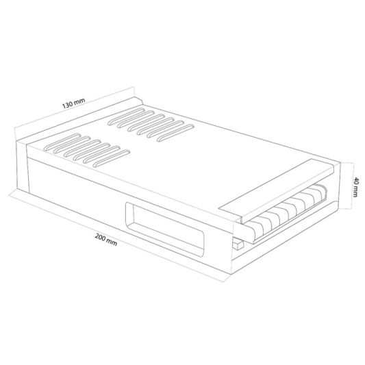 Meanwell Professionelles Netzteil 24V 400W ERPF-400-24