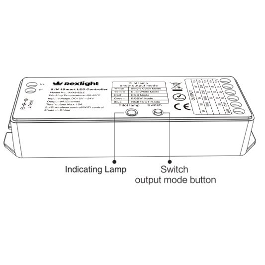 Milight 8-zone Steuerung für alle Farben von LED Streifen
