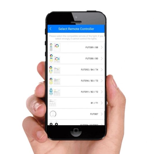 Milight RGBW WLAN LED Lampe 9W E27 fitting mit WLAN Modul