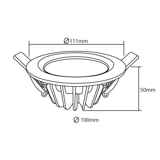Milight RGBWW LED Einbaustrahler downlight 6 Watt