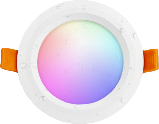 WLAN Set mit 1-4 RGBWW LED Einbaustrahler downlight 6 Watt