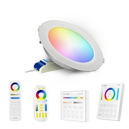 RGBWW komplettes Set mit 1-4 LED Strahler von 12W - inklusiv Bedienung