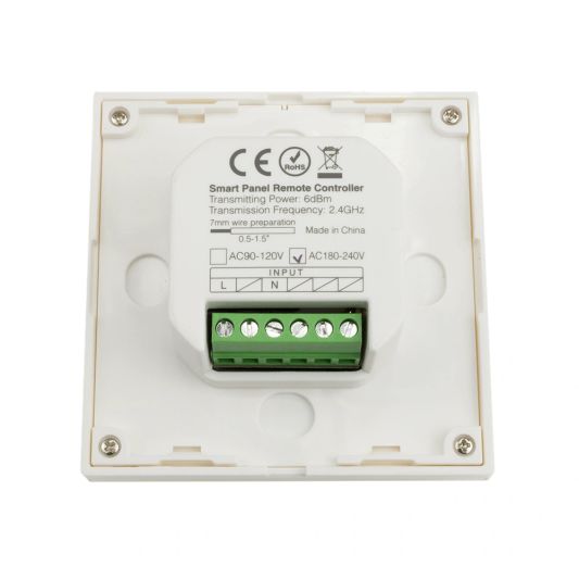 Milight Touch Wall Panel & WLAN Steuerung für RGBWW LED -Streifen 230 V - Komplettes Set