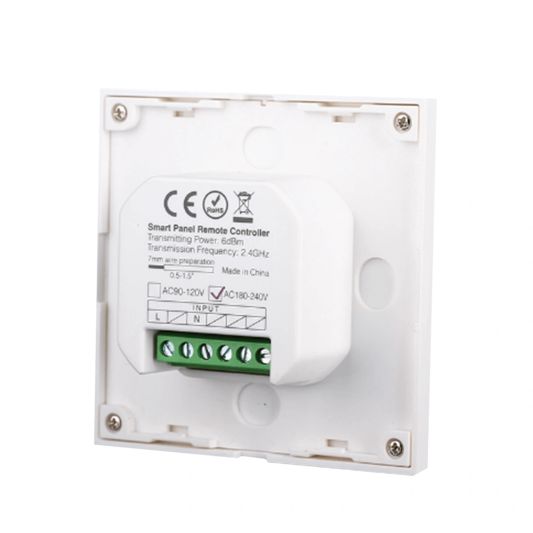 Milight Touch Wall Panel & WLAN Steuerung für RGBWW LED -Streifen 230 V - Komplettes Set