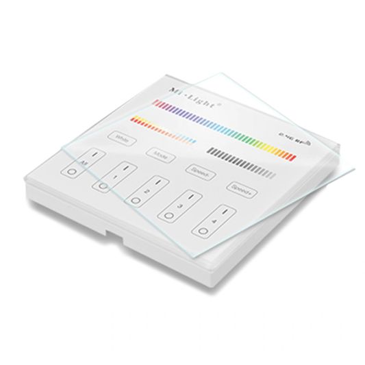 Milight Touch Wall Panel & WLAN Steuerung für RGBWW LED -Streifen 230 V - Komplettes Set