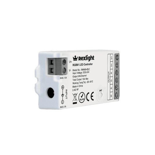 Milight Touch-Wandpanel 230V + 4-Zonen Controller für RGBWW LED Streifen – Komplettset