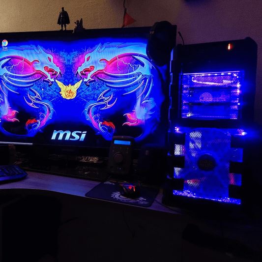 PC LED Streifen Set 2 Meter RGB Basic