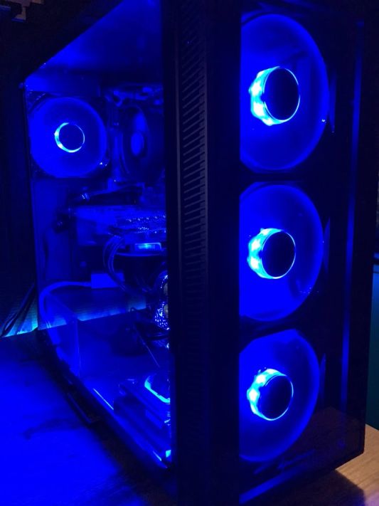 PC LED Streifen Set 2 Meter RGB Basic