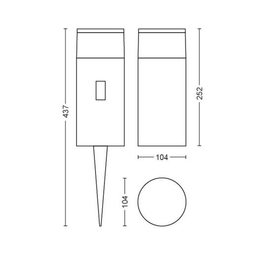 Philips Hue Outdoor Calla Sokkelererweiterung