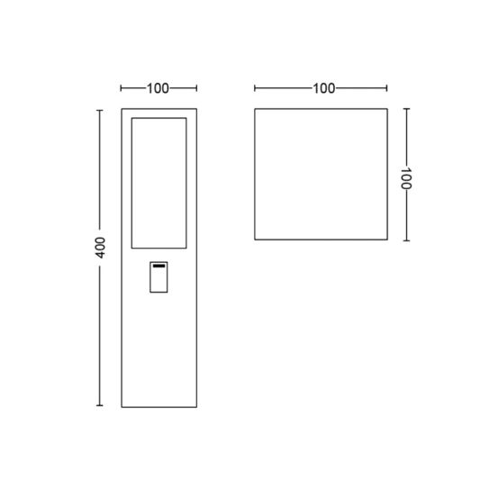 Philips Hue Outdoor beeindruckt Sokkel Extension Starter Set