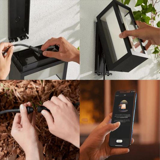 Philips Hue Outdoor beeindruckt Wandlampenerweiterung