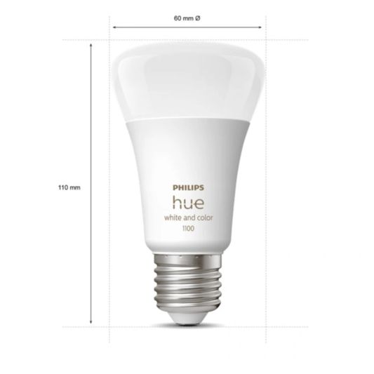 Philips Hue White and Color Ambiente 9W 1100 Lumen E27