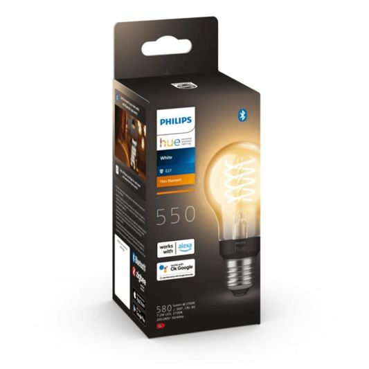 Philips Hue White Thin Filament 7.2W E27 A60