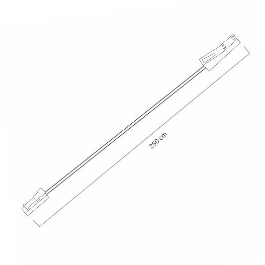 RexTech Verlängerungskabel für RGBWW Einbauspots | 250 cm