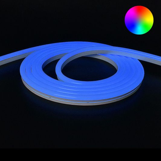 RGB Neon LED Flex Maxi rund 3 Meter - Einzelner Streifen