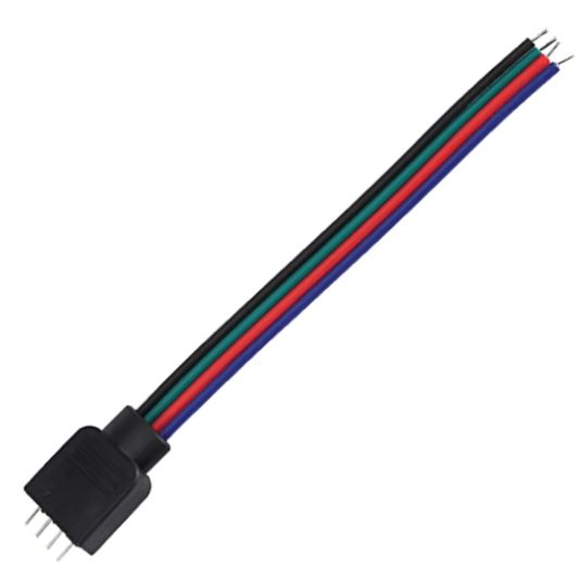RGB Stecker mit Kabel 15 cm
