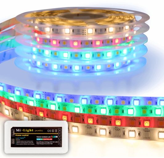 RGBW LED Streifen Basic mit Milight Steuerung 11 bis 20 Meter
