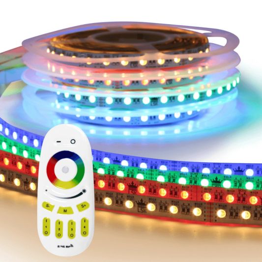 RGBW LED Streifen Premium mit Fernbedienung 11 bis 20 Meter