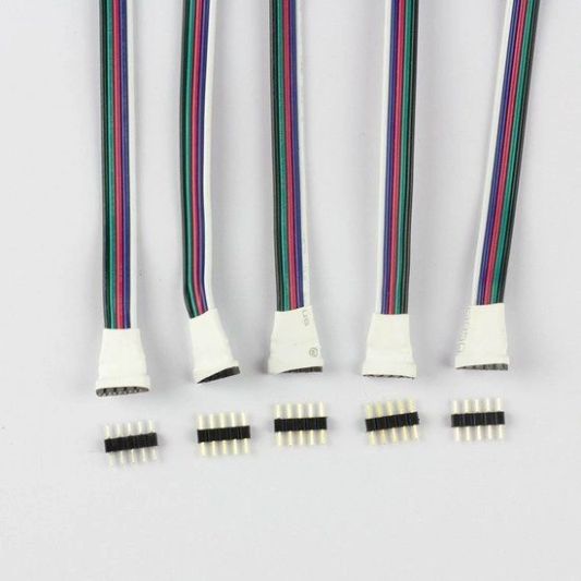 RGBW Stecker mit Kabel 15 cm