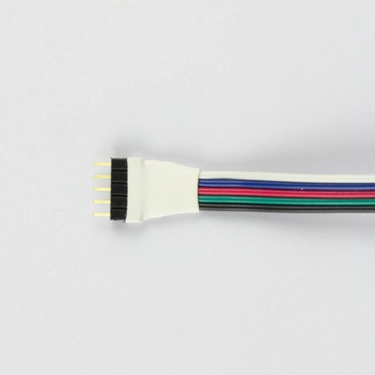 RGBW Stecker mit Kabel 15 cm