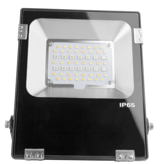 RGBW WLAN LED Scheinwerfer Baulampe 20 Watt IP65 - lose