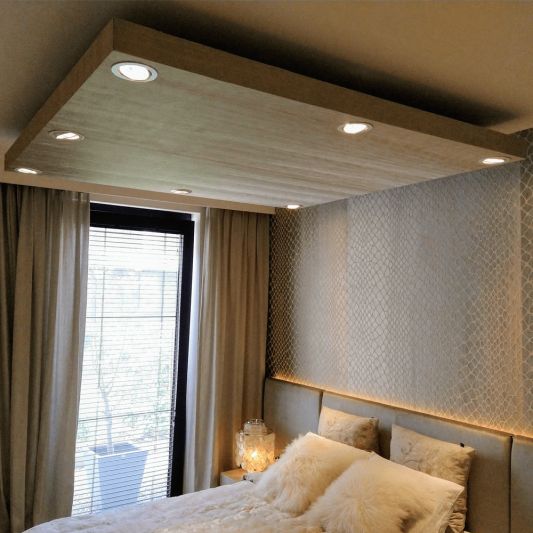 RGBWW komplettes Set mit 1-4 LED Einbaustrahler s 9 Watt - mit Bedienung