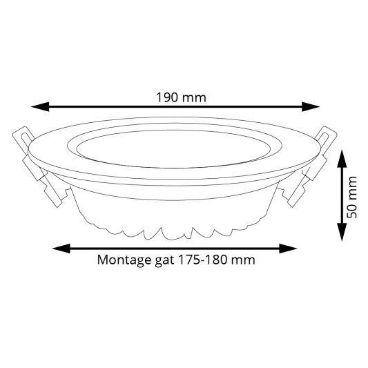 RGBWW LED Einbaustrahler downlight 15 Watt