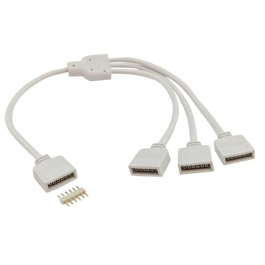 RGBWW LED Streifen splitter Kabel in 3 Teilen