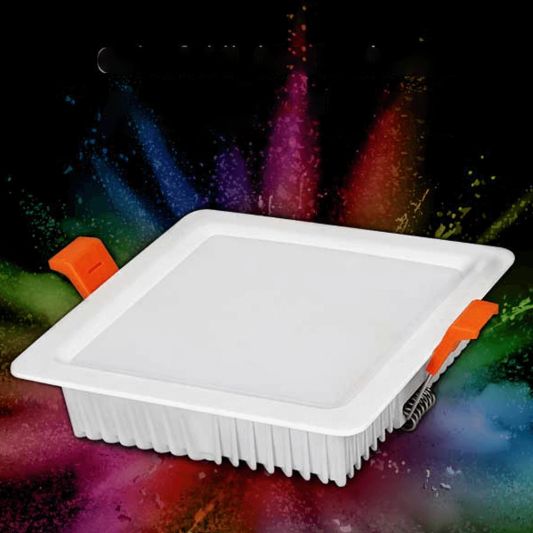 RGBWW LED viereckiges downlight 9 Watt