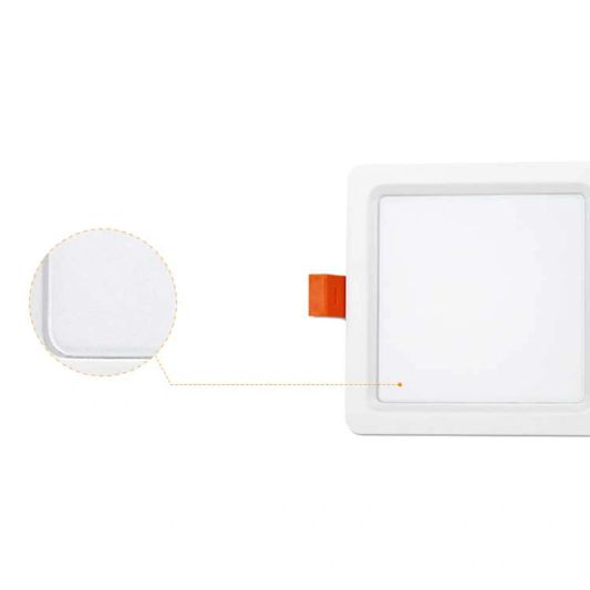 RGBWW LED viereckiges downlight 9 Watt