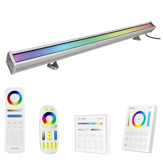 RGBWW LED Wall Washer 48 watt met afstandsbediening en 1-4 Wall Washers