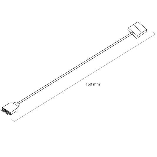 RGBWW Stecker mit Verbindungsstück