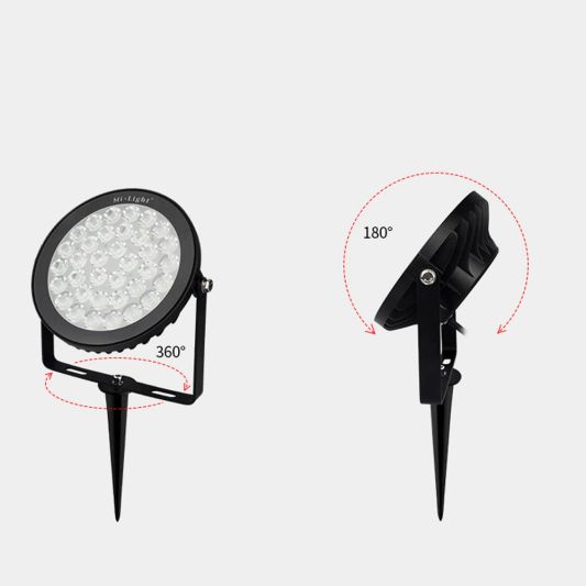 1-4 RGBWW WLAN LED Gartenstrahler 15 Watt Set mit Fernbedienung